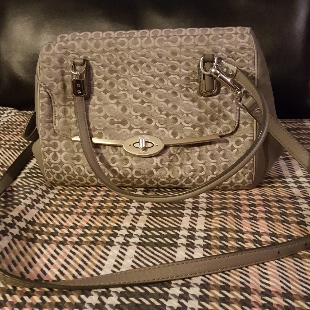 Coach bag - grey EUC